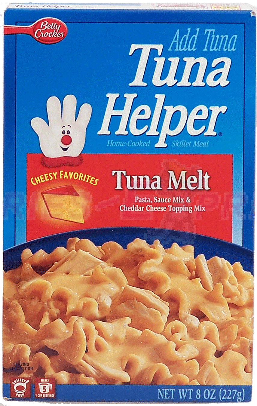 Betty Crocker&nbsp;Tuna Helper&nbsp;tuna melt add tuna makes 5 1-cup servings Full-Size Picture